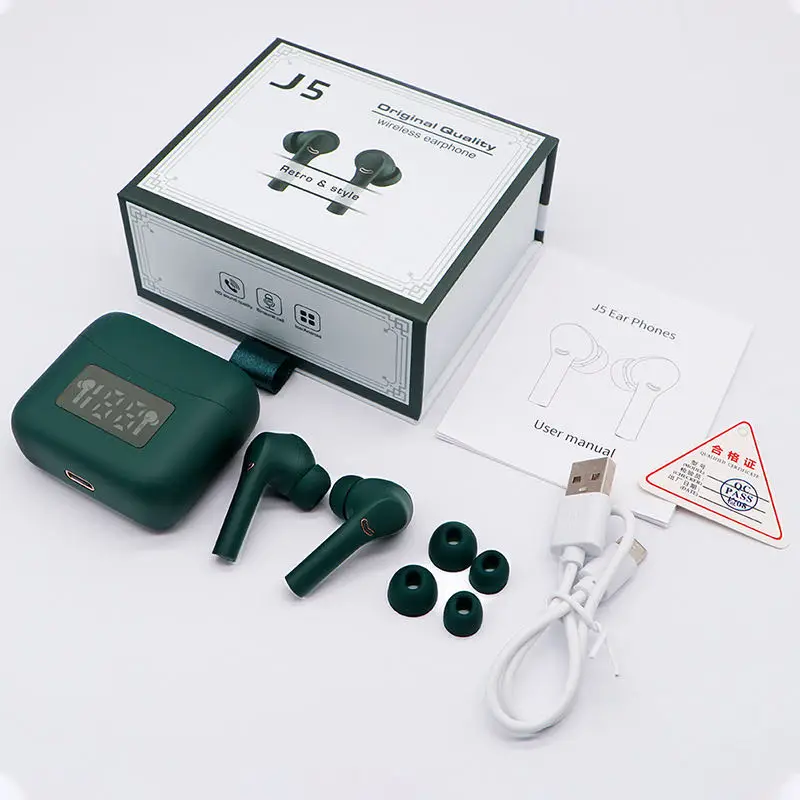 Zime J5 Bluetooth auriculares deporte Inalámbrico estéreo 3D Impermeable de control táctil auricular para el iphone xiaomi mejores Auriculares con micrófono 1
