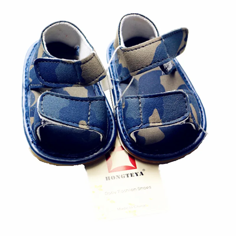 HONGTEYA Nuevo de 8 colores de verano Nueva hecha a mano de cuero de la pu zapatos de bebé niño niños niñas sandalias de suela dura bebé mocasines bebé sandalias 1