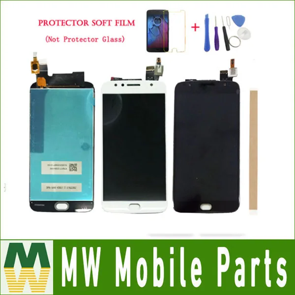 Para Motorola Moto G5S Más XT1802 XT1803 XT1804 Pantalla LCD+Digitalizador de Pantalla Táctil Sensor de blanco y Negro Con Kit de 1