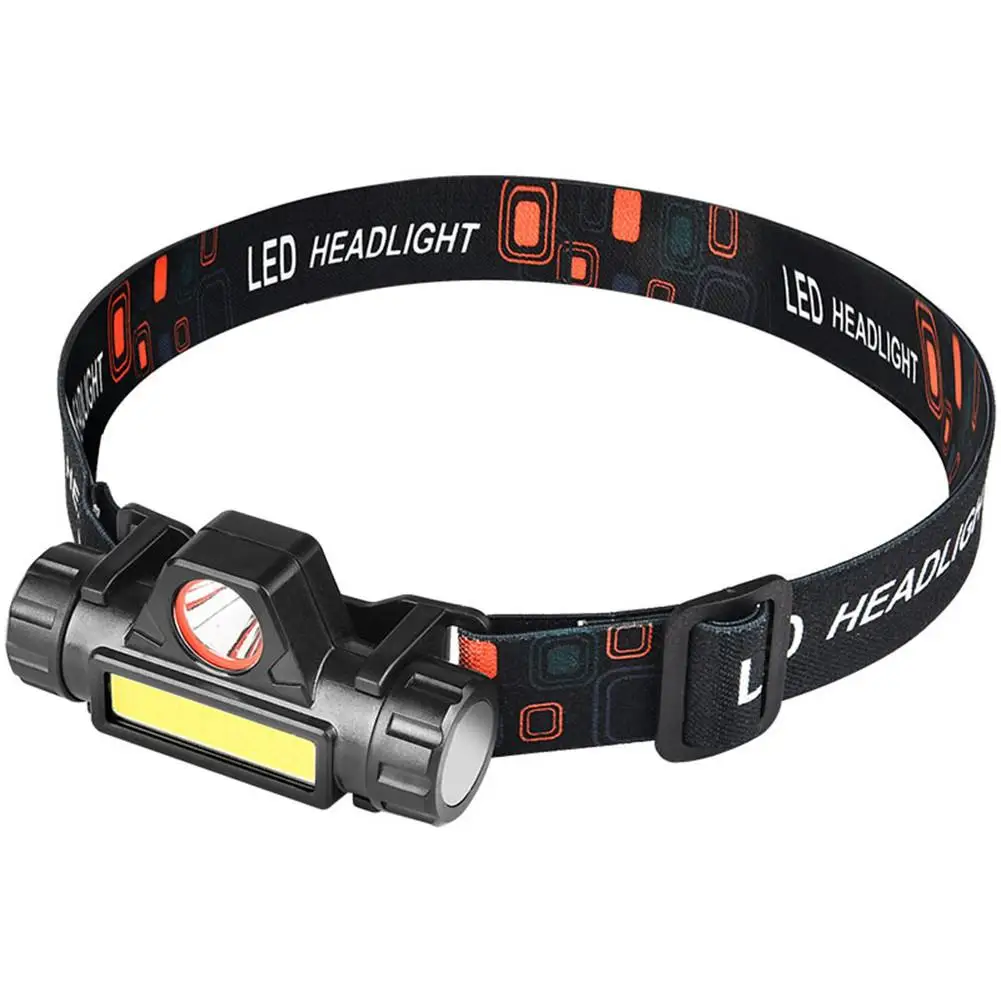 LED Linterna Impermeable Ulta-luz Portátil de la MAZORCA de la Luz de Trabajo de la Lámpara de Carga USB de Pesca de la Noche a Caballo de la Luz 1