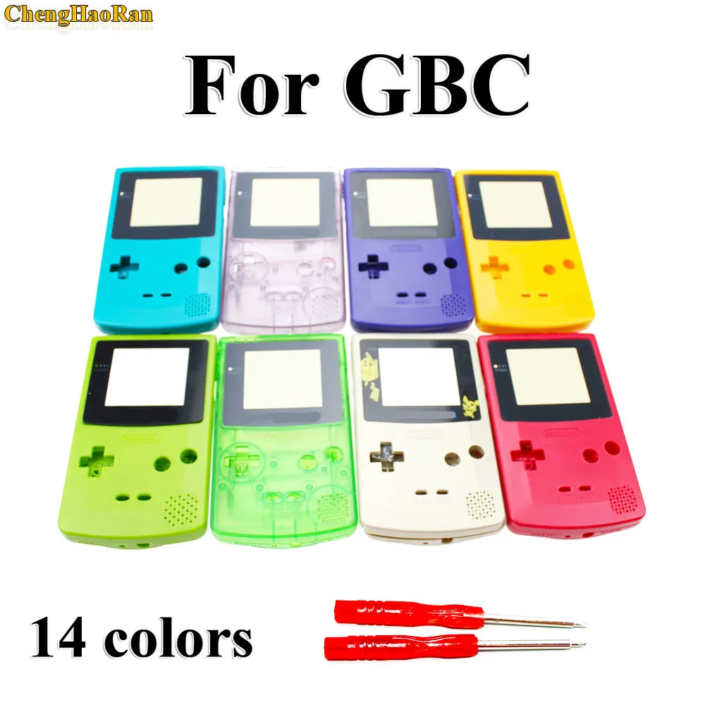 ChengHaoRan 1 juego De GBC Edición Limitada de Sustitución de la carcasa Para el Gameboy Color GBC consola de juegos lleno de vivienda 1