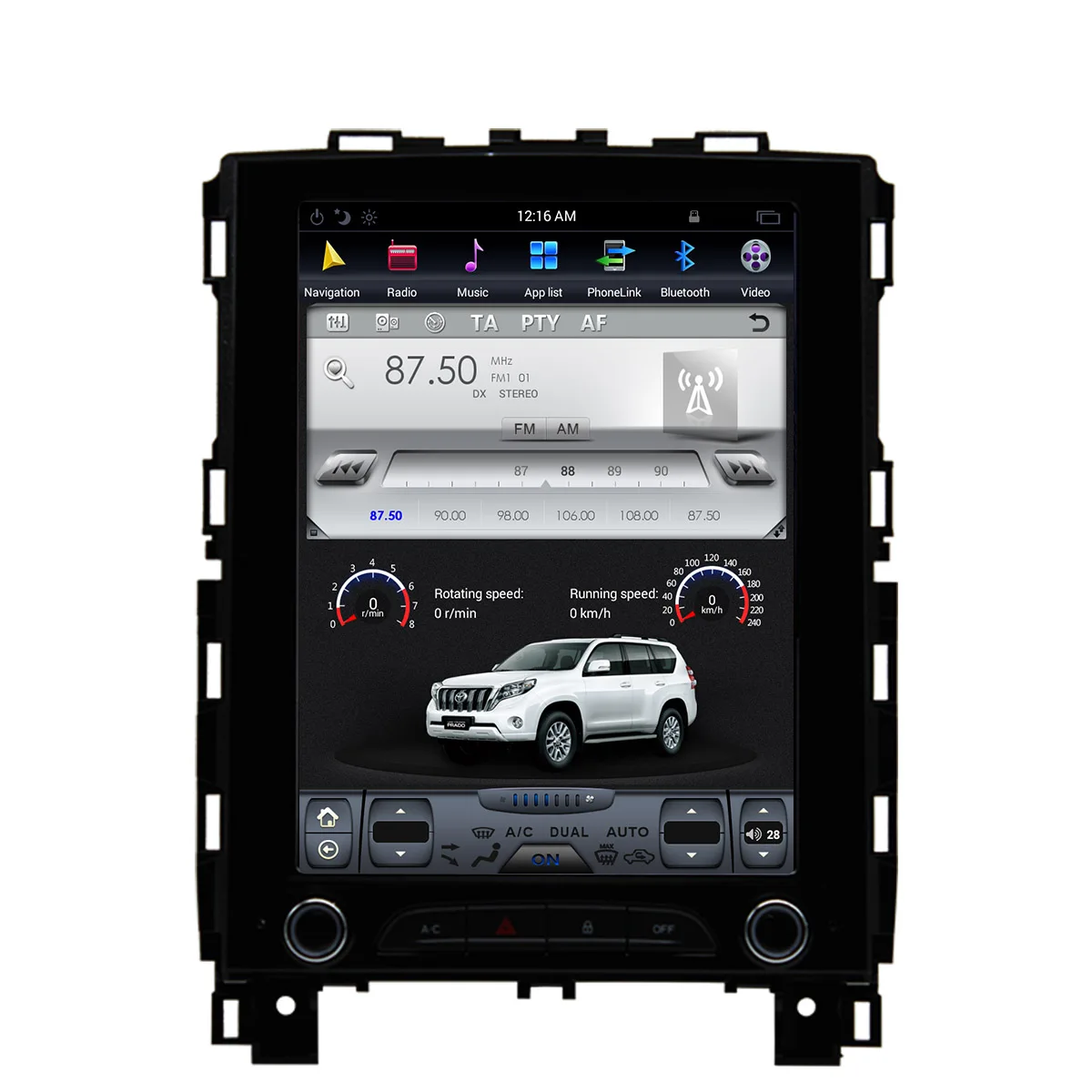 Android7.1 Tesla estilo Coche de Navegación GPS, el reproductor multimedia Para Renault Megane 4/KOLEOS 2016+ unidad central No DVD de radio auto estéreo 1
