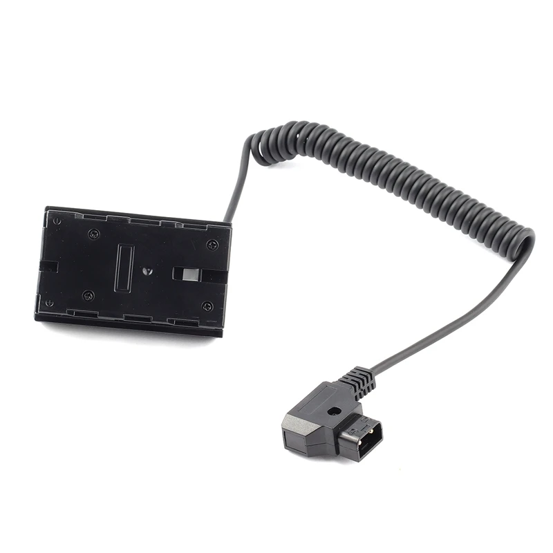 RISE-Adaptador de Alimentación Cable D-Conector de llave para NP-F Ficticio Batería para Sony F550 NP F570 F970 NP 1