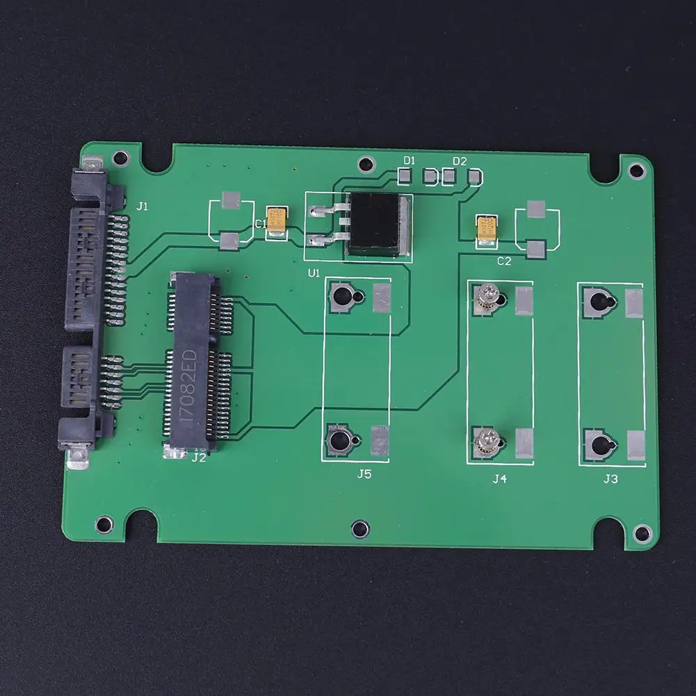 Mini SSD mSATA a SATA de 2,5 pulgadas 3 Adaptador de la Tarjeta del Convertidor con 2,5 pulgadas de Caso 1