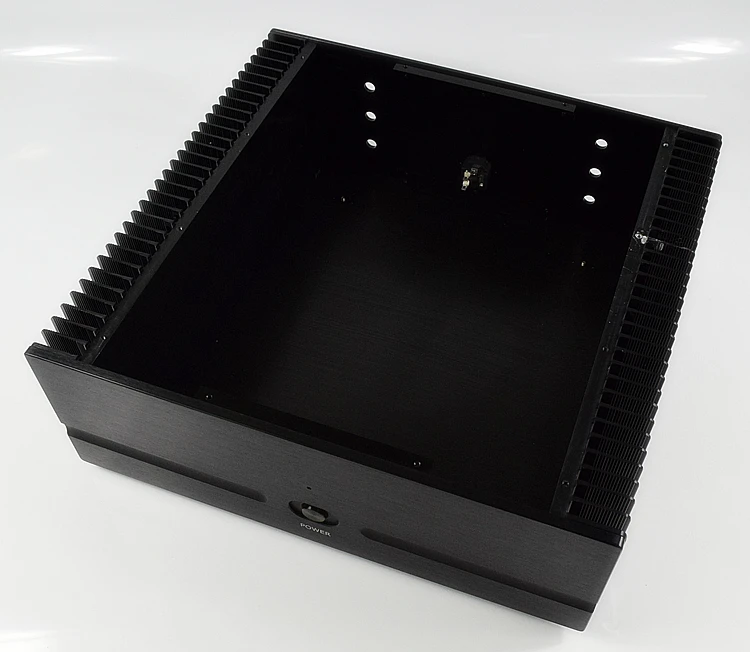 WA130 carcasa de Aluminio Preamplificador chasis del amplificador de Potencia de caso/tamaño de la caja 412*430*150 1