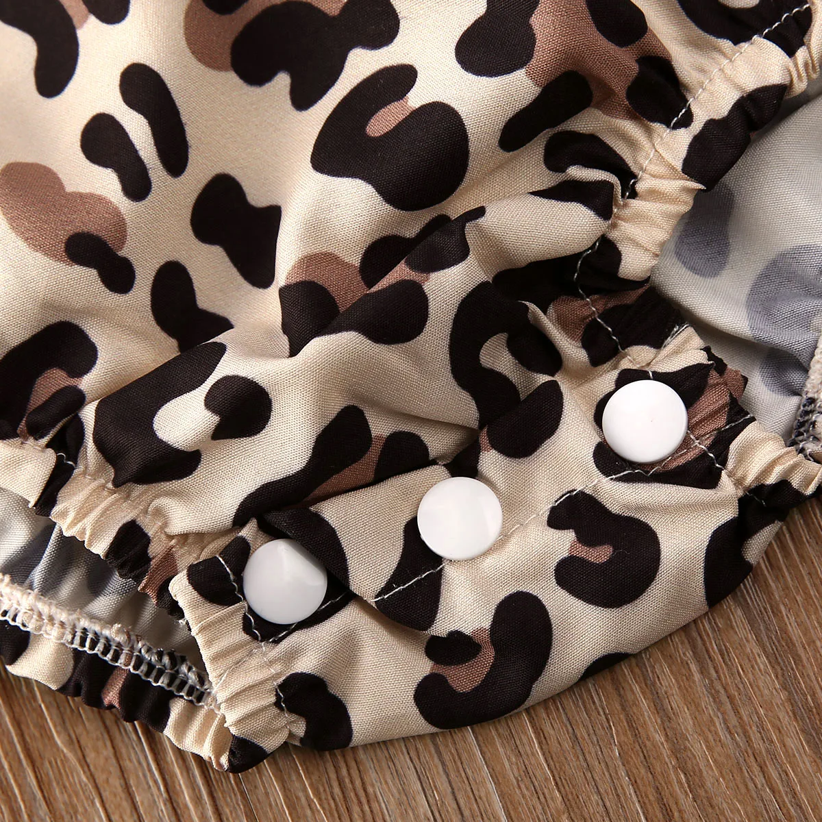 2020 Bebé Recién nacido Niña Ropa de Leopardo de Impresión Bebé Mameluco Mono Cinturones Traje de Cuerpo Diadema de Verano Casual Lindos Trajes 0-24M 1