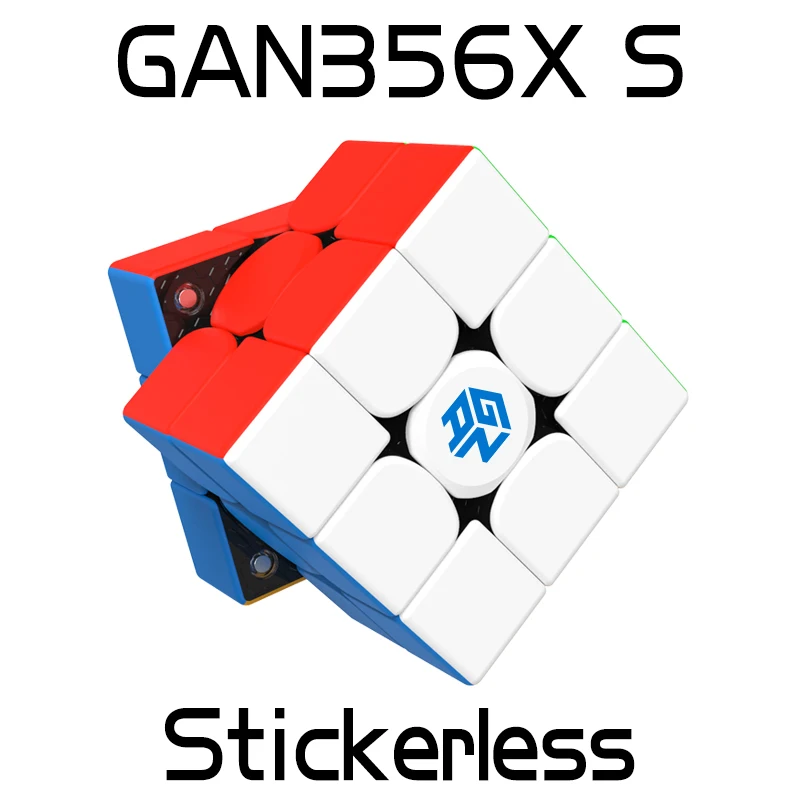 GAN356 X Magnético de Velocidad Gan Cubo 3x3 Profesional Stickerless Magic Puzzle de Cubos de GAN356X S 3x3x3 Imanes Cubo de 3x3x3 Gan 356 xs 1