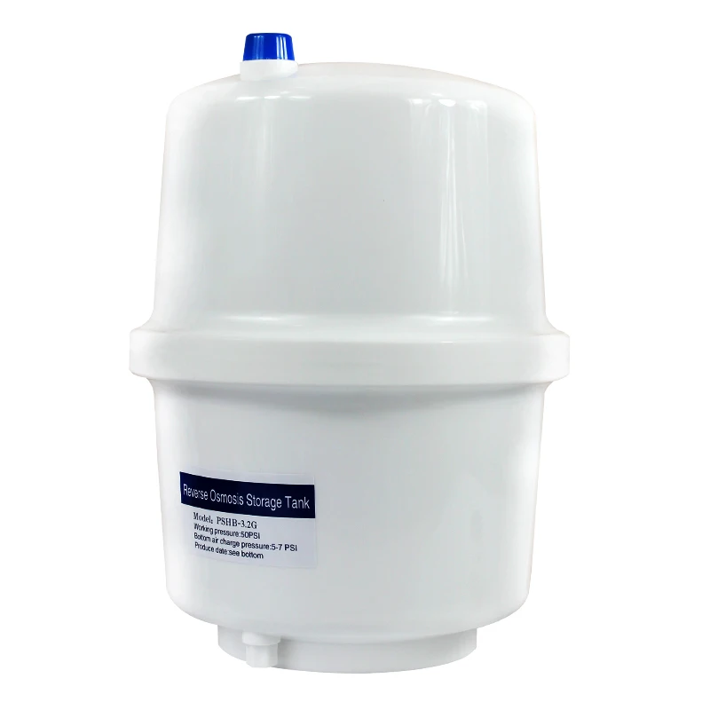RO Tanque 3.2 galones de plástico tanque de almacenamiento de agua para el sistema de ósmosis inversa de agua purificador de agua pura piezas de la máquina 1