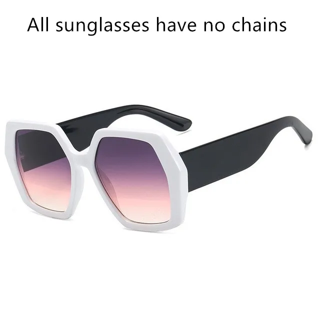 Desfile de moda de gran tamaño Gafas de sol para Mujer de la Marca del Diseñador Retro gafas de Sol UV400 Rojo, Verde y Tonos de Gafas de gafas de sol de mujer 1