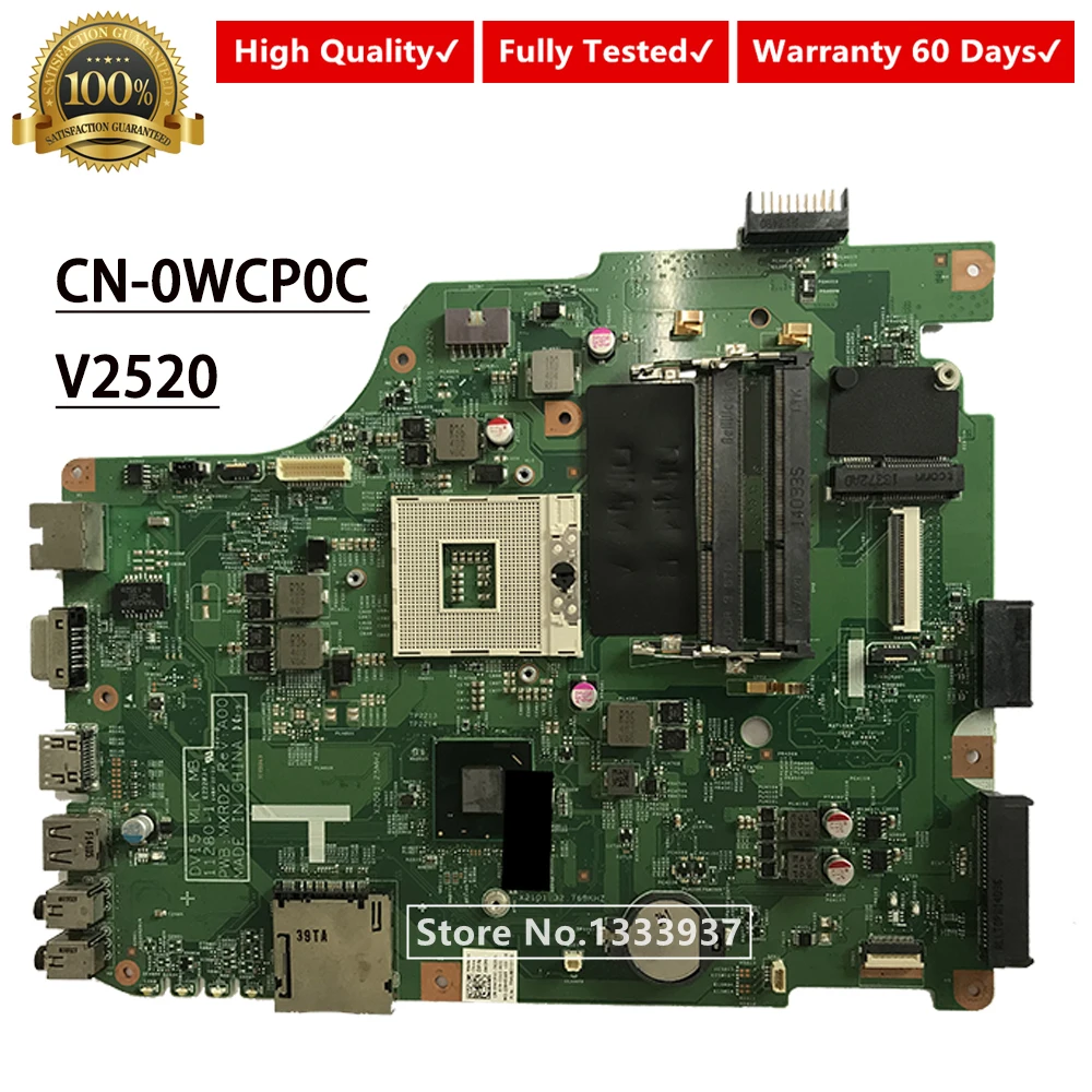 CN-0WCP0C 0WCP0C WCP0C PARA DELL VOSTRO 2520 V2520 de la placa base del ordenador Portátil SLJ8F DV15 11280-1 MXRD2 placa base 1