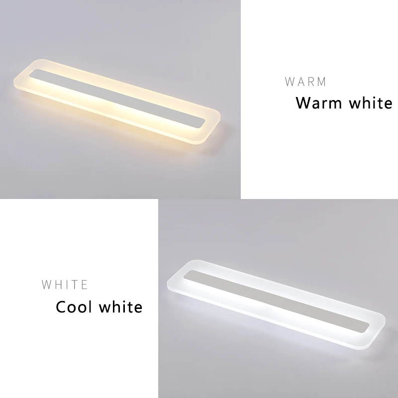 Moderno Minimalismo del Alto brillo LED luces de techo rectangular dormitorio Comedor aisl lámpara de Techo iluminación lamparas de techo 1