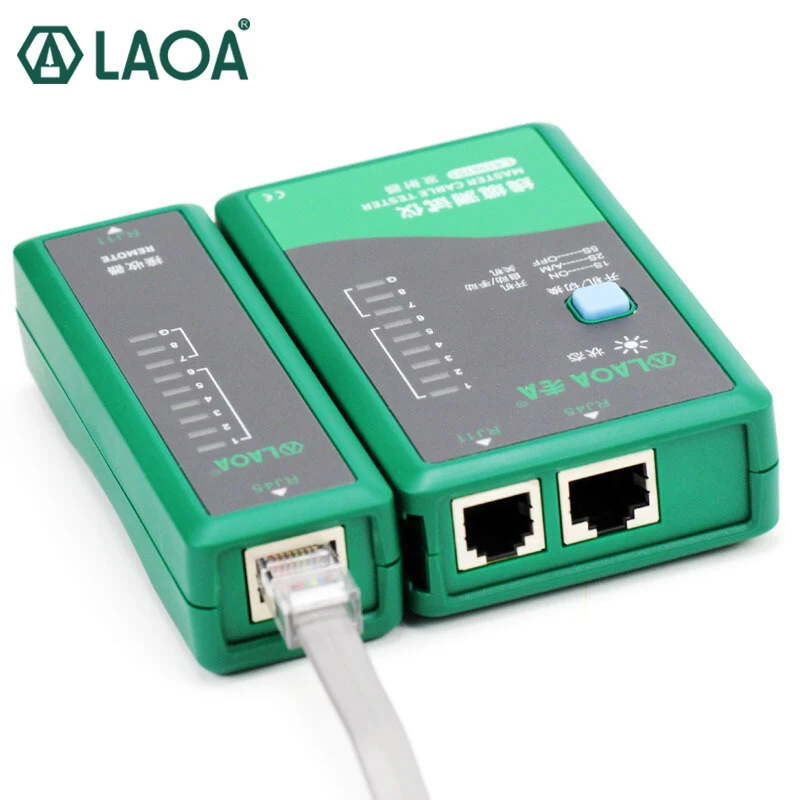 LAOA RJ11/RJ45 de la Red de Cable Tester de Pruebas de detección de línea de Teléfono 1