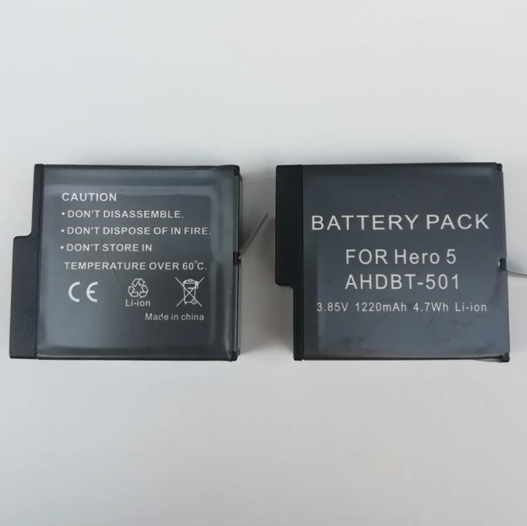 El pez payaso USB pantalla LCD de Doble Puerto para Cargador 501 301 Cargador de batería para Gopro hero 8 7 6 5 4 3 Accesorios para la Cámara de la batería Caso Hero3 5 7 1