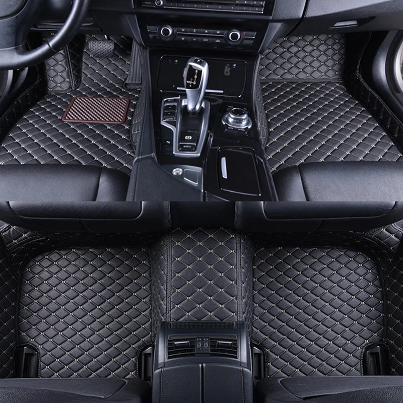 Coche alfombras de Piso Para el Subaru XV 2012 2013 2016 2017 Cuero Alfombras Alfombras Dash Cubre Interiores de Automóviles Accesorios 1