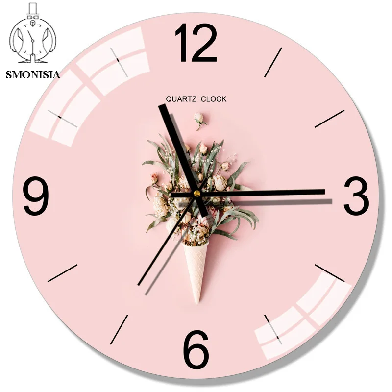 De Vidrio de gran Reloj de Pared de Diseño Moderno de Cocina, Reloj de Salón Creativa Nórdicos Silencioso Dormitorio Relojes de Pared de la Decoración del Hogar Klok FZ737 1