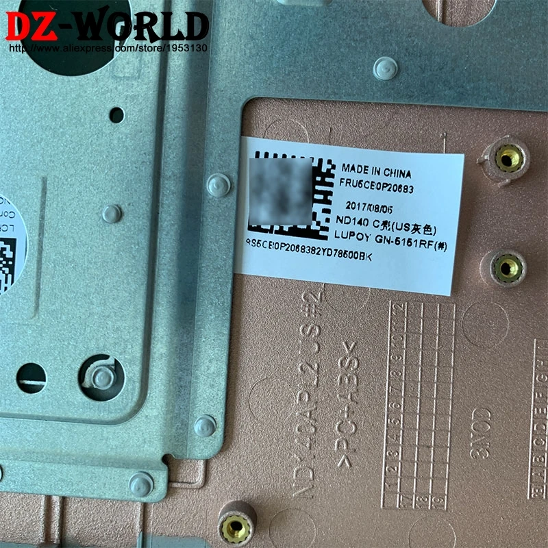 Nuevo hebreo Israel Teclado con Shell de la Cubierta de C Reposamanos la parte Superior de la caja para Lenovo Ideapad 120S-14IAP fax-módem winbook 5CB0P23840 1