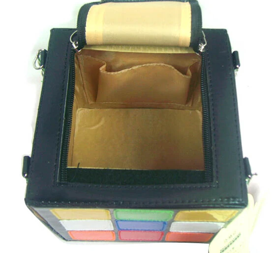 Súper Meng nuevos bolsos de la diversión colorida personalidad cubo paquete 1