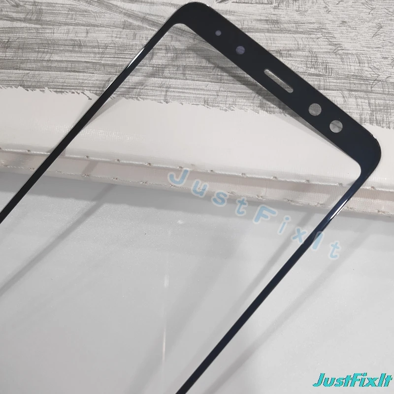 A8 2018 A530F Pantalla Táctil Para Samsung Galaxy A8 2018 A530F de la Pantalla Táctil del Panel Frontal Exterior de Vidrio Cubierta de la Lente de Repuesto 1