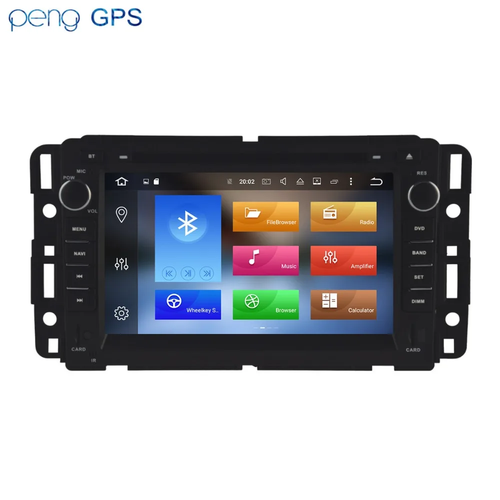 Android 10.0 car stereo radio gps PARA GMC reproductor de dvd de la Navegación en el Vehículo de GPS del Coche Reproductor Multimedia Radio Jefe de la unidad de 1