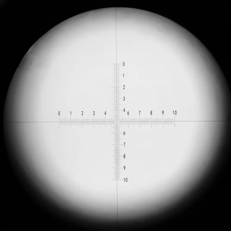 Ocular Micrométrico de la Cruz Regla de Escala DIV 0.1 mm de Calibración con Diferentes Diámetros para Olympus, Nikon, Leica, Zeiss, Microscopio 1