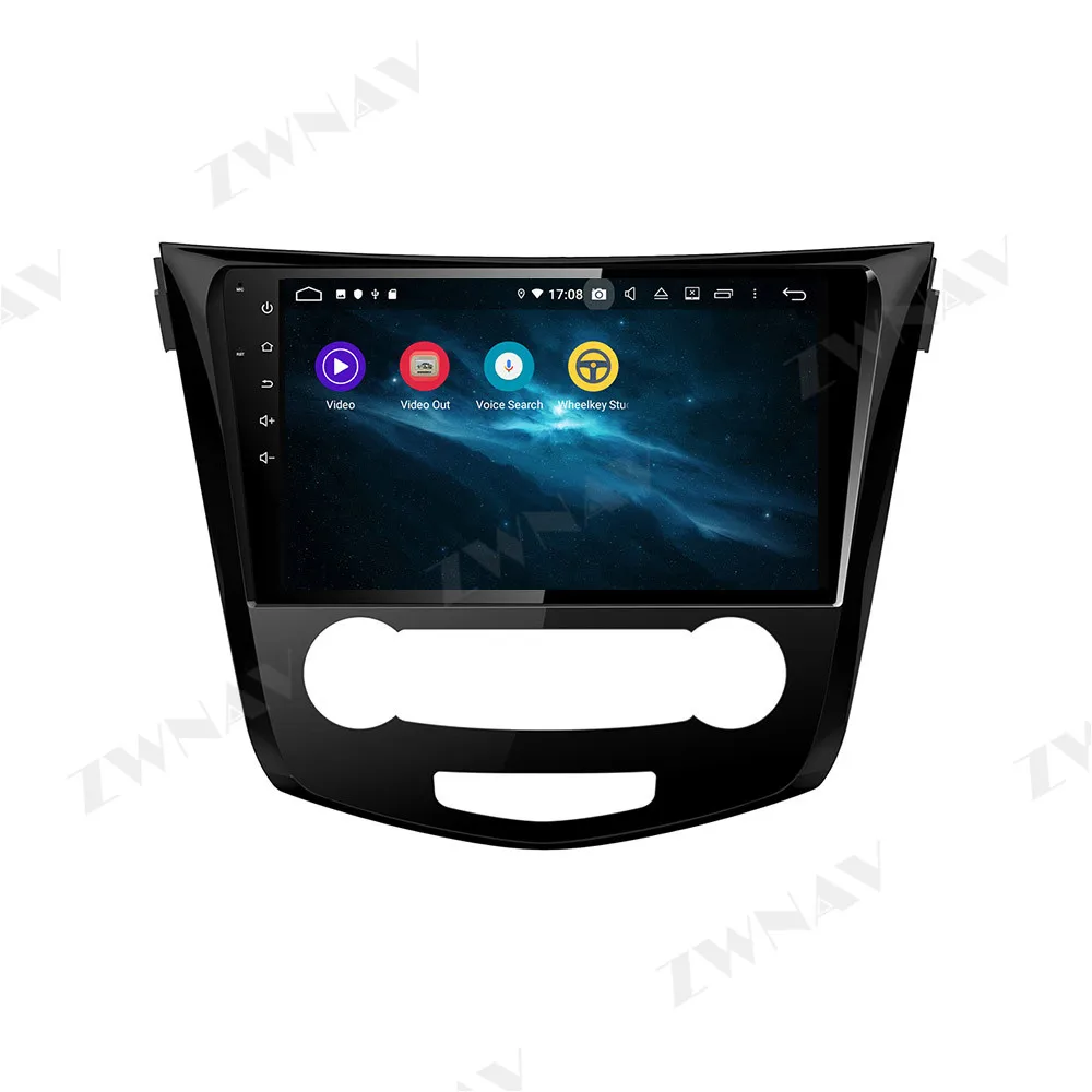 Android 10 Coches Reproductor Multimedia Para Nissan X-TRAIL Qashqai Dualis Rouge 2013-Radio navi estéreo IPS de la pantalla Táctil de la unidad principal 1