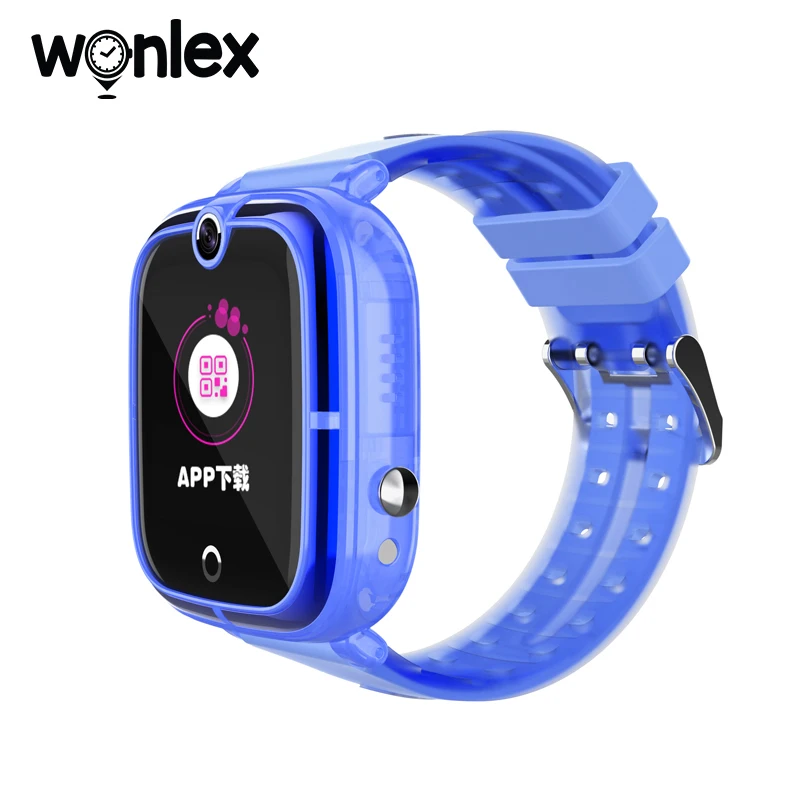 Wonlex KT07 Reloj Inteligente Niños 2G GPS WIFI SOS Llamada de Teléfono Anti-pérdida de Localizador Impermeable Smart-Watch Bebé de la Cámara del Reloj del Regalo de Cumpleaños 1