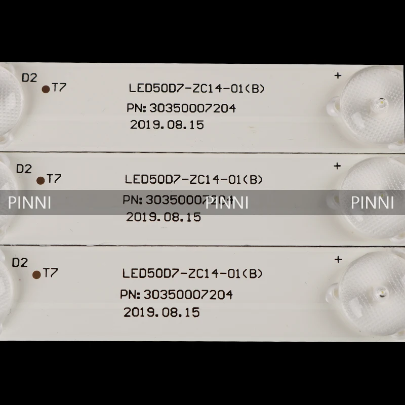 La Retroiluminación LED de la tira de 7 de la lámpara LED50A900 D50MF7000 la Luz de la Barra de 30305000204 LED50D7-ZC14-01 (B) Pantalla de V500HJ1-PE8 1