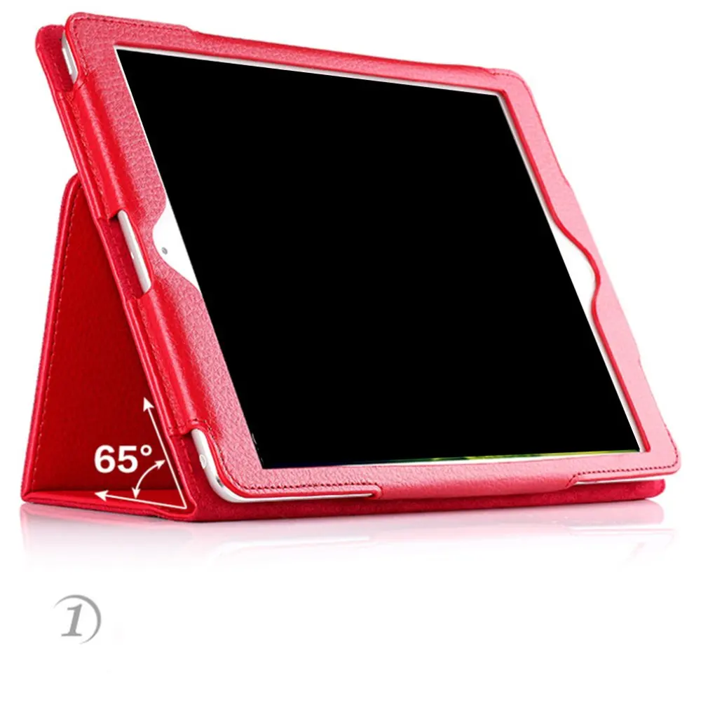 Para el iPad de Aire 1 2 Ultra Delgado Cuero Magnética Cubierta de la funda Magnética Caso el Soporte Smart Cover para el iPad de Aire 1 2 Profesional 1