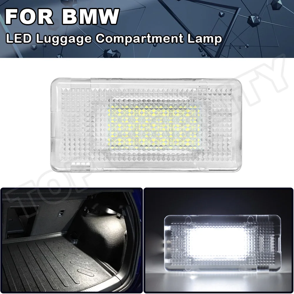 Para BMW 3 5 6 7 Series X1 X5 E81 F10 F20 F21 E46 F21 E39 E60 E92 LED Compartimiento de Equipaje del Tronco de la Luz Interior de la guantera de la Lámpara 1