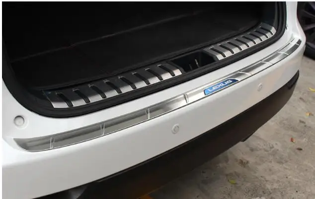 Especial para Lexus NX300 NX300h NX200 protector posterior de la placa de montaje de caja trasera de la guardia de la placa de umbral de recorte 1