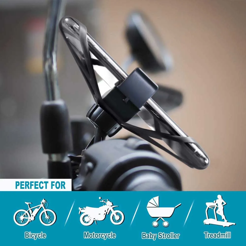 Universal de la Bicicleta de la Motocicleta de Montaje soporte para Teléfono de la Bici del Manillar Clip de Soporte de Bastidor de la Motocicleta del Manillar Titular del Teléfono Para el iPhone Samsung 1
