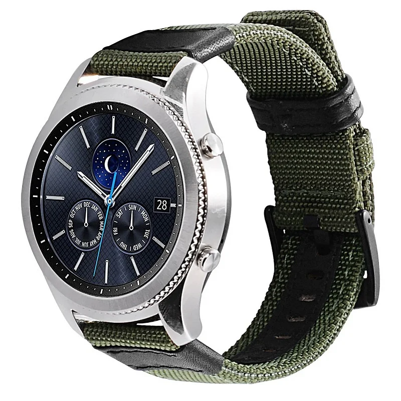 Reloj de la Correa de Nylon para Samsung Galaxy Reloj 3 41 mm 45 mm 42 mm 46 mm pulsera de Deportes para Samsung Galaxy Reloj Active 2 44 mm 40 mm 1