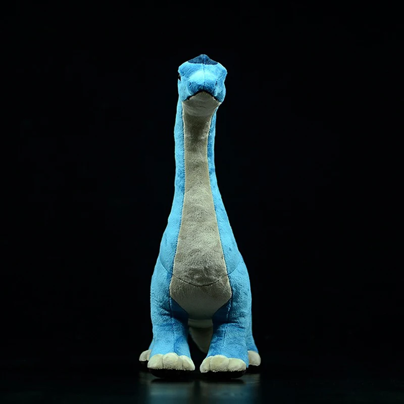 Surper Lindo Simulación Brachiosaurus Suave De Peluche De Juguete De Felpa Azul Dinosaurio Muñeca Modelo De La Vida Real De Los Animales Para Los Niños Regalo De Cumpleaños 1