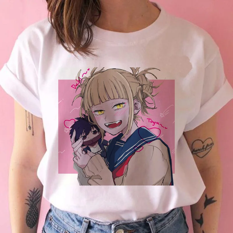 Señoras Tops de Mujer Ropa de los años 90 Japonés Top Corto Camiseta de Harajuku 2020 las Mujeres T-shirt Anime Divertido Kawaii Ocio Streetwear 1