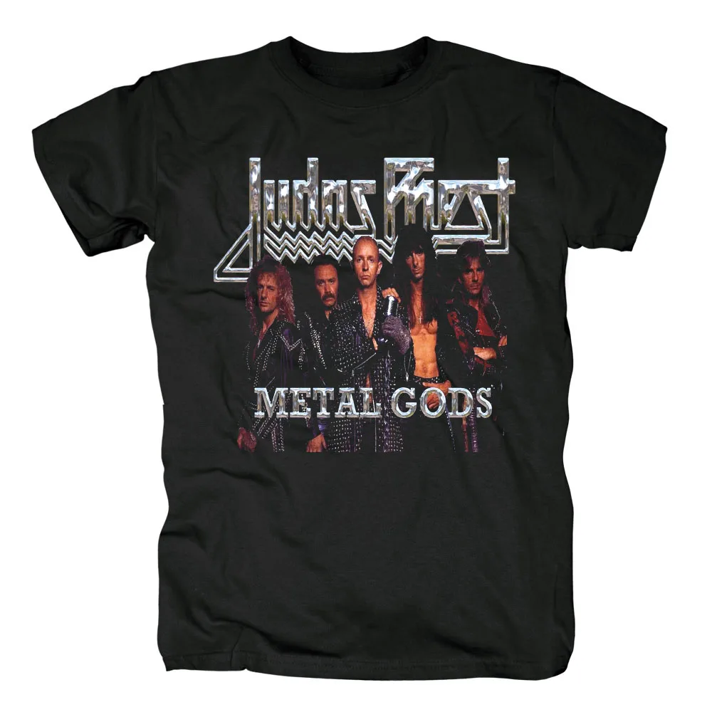 Pezuña de sangre de Judas Priest de Rock Duro de Heavy Metal NUEVO NEGRO T-SHIRT Tamaño Asiático 1
