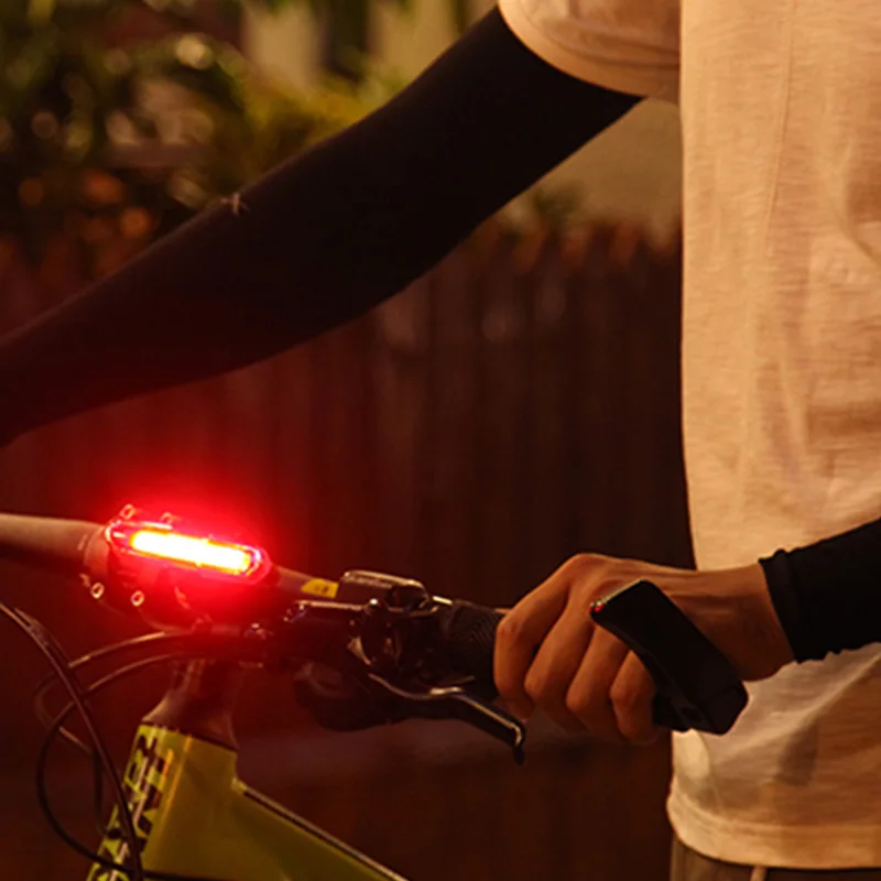USB Recargable Delantera y Trasera Luz de la Bicicleta de la Batería de Litio LED Bicicleta Luz trasera Bicicleta Casco de la Luz de la Lámpara de Montaje de Accesorios de Bicicletas 1