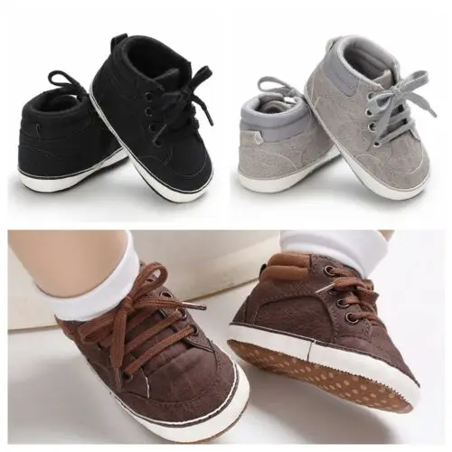 2019 de calidad Superior de la marca bebé casual zapatos recién nacido suela suave prewalker, primero los niños y las niñas zapatos de moda infantil zapatillas de deporte 1