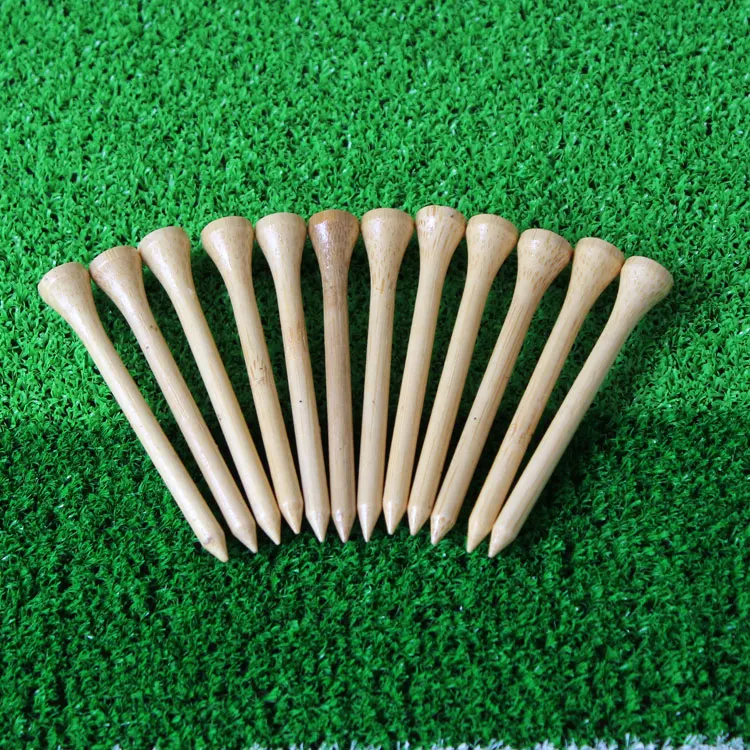 Bambú tee de golf de 70mm 100Pcs/pack Tees de Golf,gastos de Envío Gratis 1