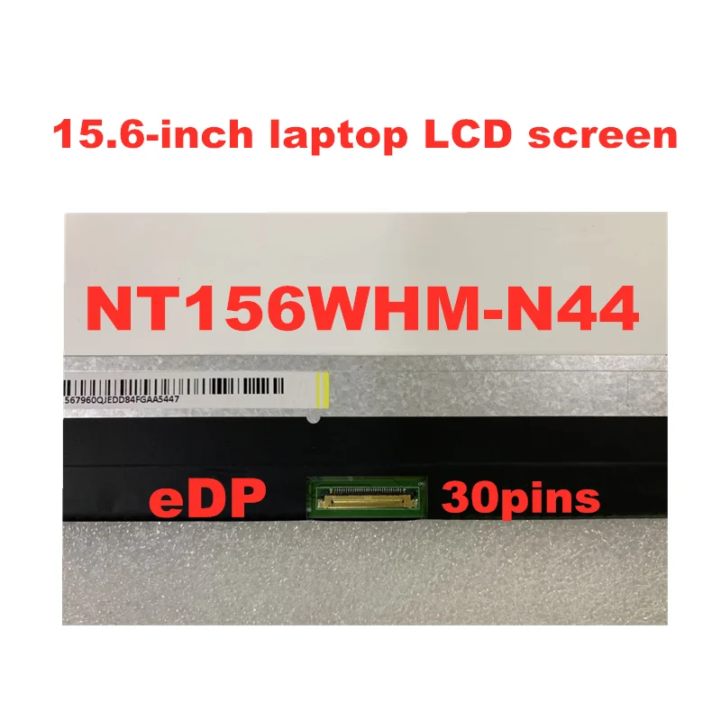 Portátil de 15,6 pulgadas de Pantalla LCD NT156WHM-N44 B156XTN08.0 N156BGA-EA2 lado Estrecho Panel de 1366 * 768 eDP 30pins 1
