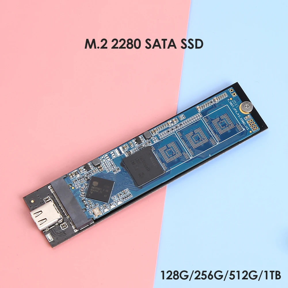 VODOOL M. 2 SATA SSD de 128 gb 256 gb de almacenamiento 512 GB, 1 TB 3D NAND NGFF M2 2280 Internas SSD Unidad de Estado Sólido Disco Duro para PC Portátil de Escritorio 1