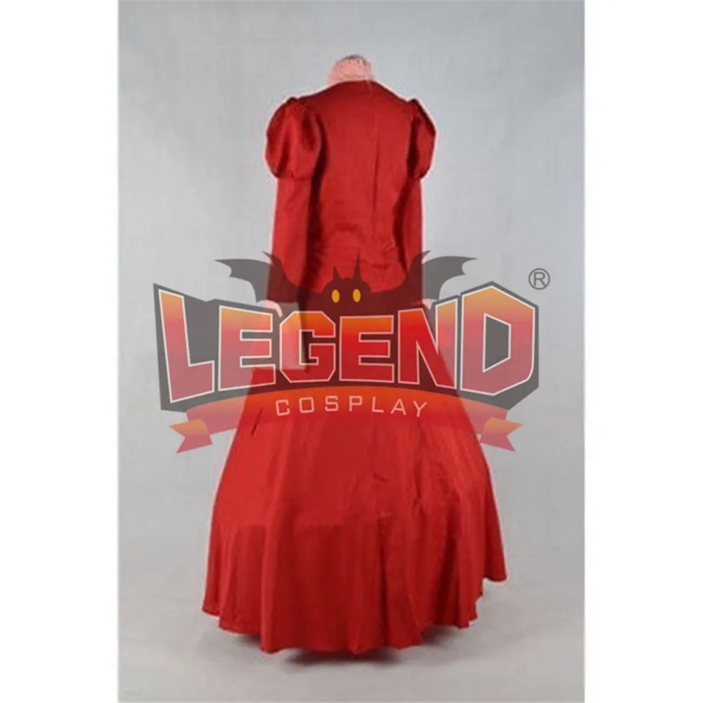 Madrastra cosplay Vestido rojo Adulto Lady Tremaine vestido de la malvada madrastra de cosplay traje hecho a medida 1