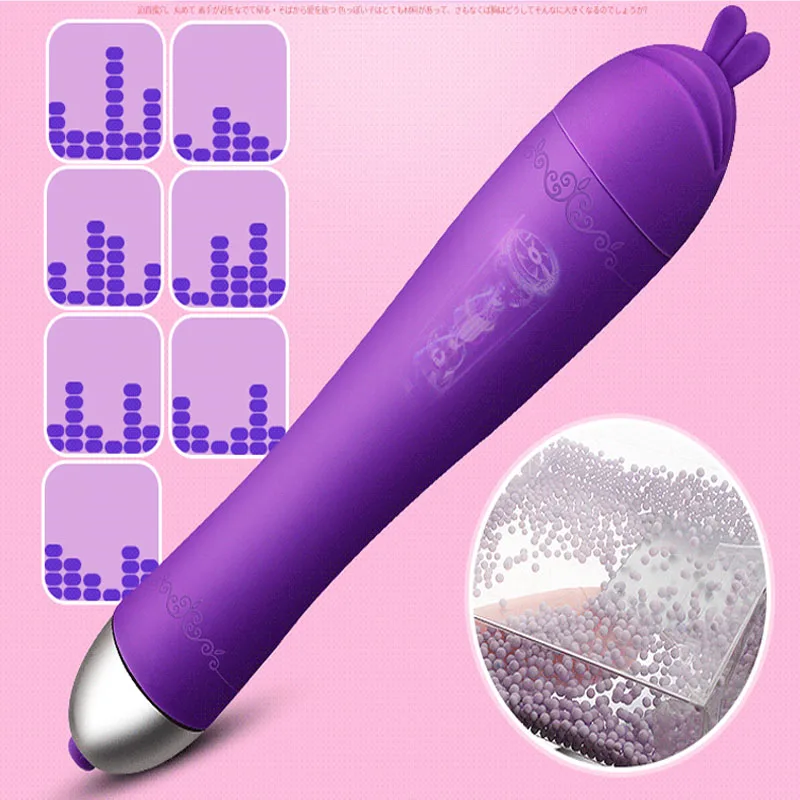 Consolador Vibrador de Clítoris Juguetes Sexuales Para la Mujer Hilo Masajeador de Punto G Coño Vagina Estimulador de la Lengua Lamiendo Calor USB Recargable 1