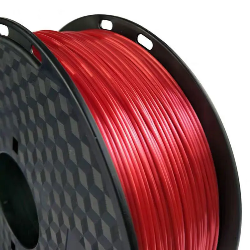 La seda PLA Rojo PLA 1,75 mm de Lujo Sedoso Brillo 500g/1kg Impresora 3d Filamento Brillante Seda Sentirse Como en 3D de la Pluma de Impresión de Materiales 1