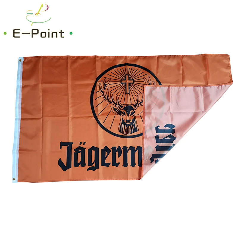 Alemania Jagermeister Bandera Naranja de Fondo 60*90cm (2x3ft) 90*150cm (3x5ft) Tamaño de la Navidad Decoraciones para el Hogar y Jardín 1