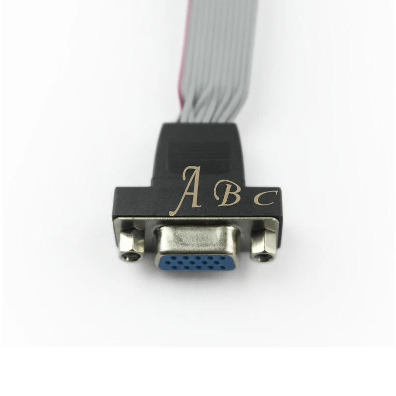 10 Pcs 155mm 12 pines VGA fecha cable de transferencia para raspberry pi 3 panel de la pantalla lcd de la matriz del controlador de la junta de ping 1