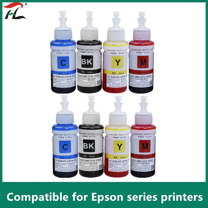 Tinte kit de Recarga de Tinta para Epson L100 L110 L120 L132 L210 L222 L300 L312 L350 L355 L362 L366 L550 L555 L566 impresora Envío Gratis 1