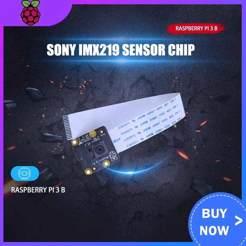 Oficial de Raspberry Pi 3 B+ Módulo de la Cámara V2 de Visión Nocturna con Sony IMX219 sensor de 8 megapíxeles Píxeles de Vídeo de 1080P NoIR tarjeta de la Cámara 1