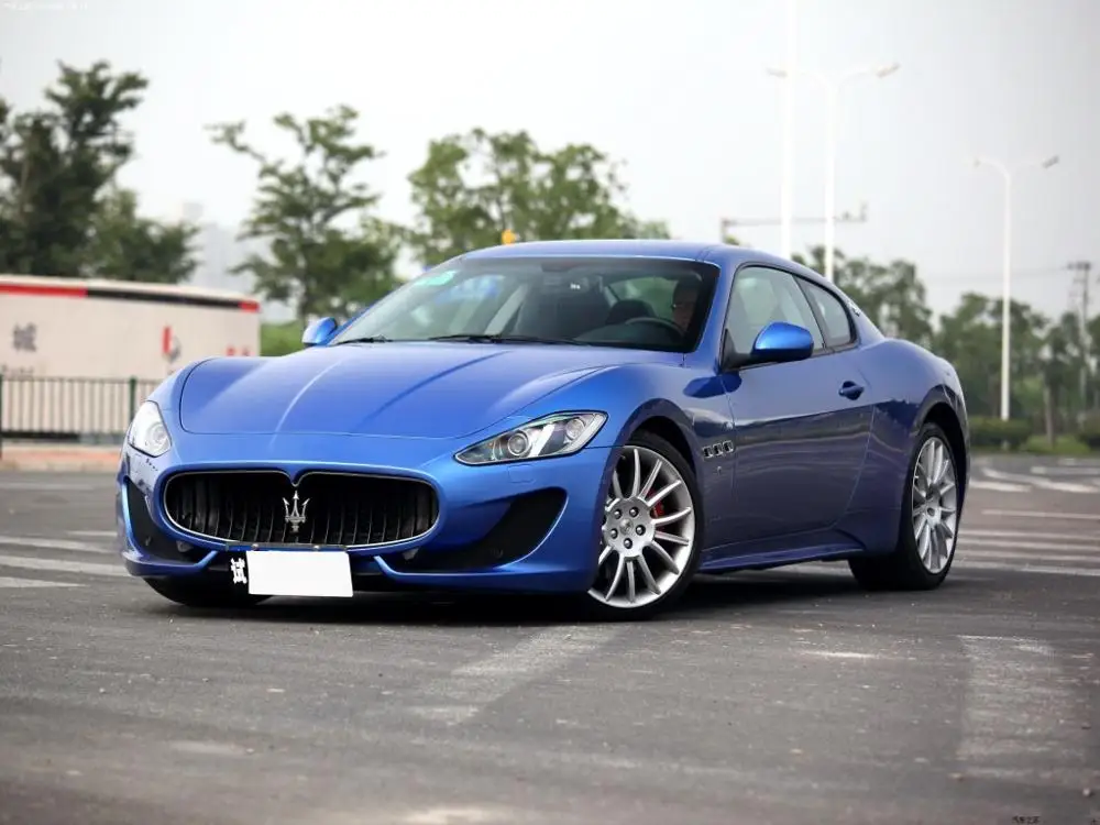 1X Parrilla Delantera Insignia De Maserati Quattroporte Ghibli Levante Tridente Emblema etiqueta Engomada de la Actualización de Estilo Recortar la Parte de los Accesorios del Coche 1