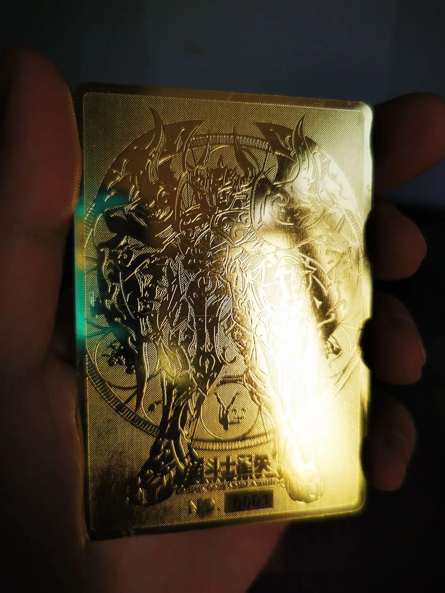 12pcs/set de Saint Seiya Gold Alma de Metal de Los Signos del Zodiaco Juguetes Aficiones Hobby Coleccionables Colección de juegos de Anime Tarjetas 1