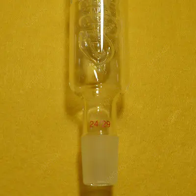 Serpentín de Reflujo de Vidrio Condensador,Chaqueta de 300mm,24/29,Laboratorio de Química de la Cristalería 1